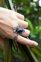 Midnight Garden – Lapis Lazuli Ring, AR- 7566