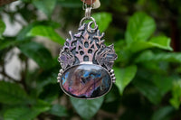 Haunted Twilight: Purple Labradorite Pendant, AP- 7132