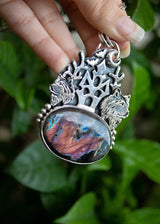 Haunted Twilight: Purple Labradorite Pendant, AP- 7132