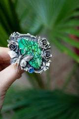 Enchanted Metamorphosis – Monarch Opal Butterfly Ring, AR-7559