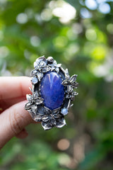 Duskhaze Elegance: Tanzanite Ring, AR- 7569