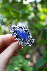 Duskhaze Elegance: Tanzanite Ring, AR- 7569