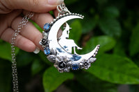 Enchanted Moonlit Witch Pendant, AP-7127