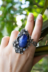 Duskhaze Elegance: Tanzanite Ring, AR- 7569