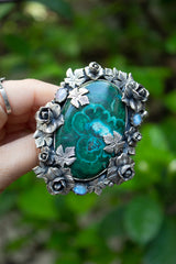 Garden of Depths: Chrysocolla Ring, AR-7591