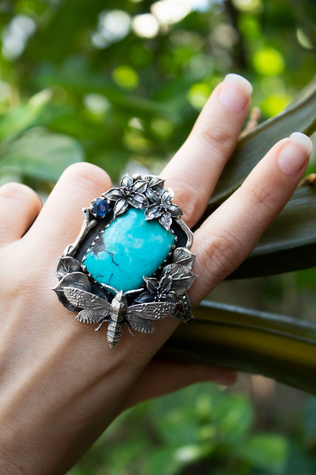 Sky Garden: Turquoise Ring, AR-7573