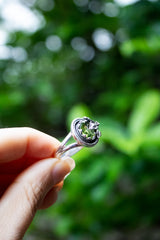 Morning Dew – Petite Peridot Ring, AR- 7576