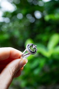 Morning Dew – Petite Peridot Ring, AR- 7576