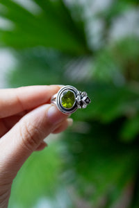 Verdant Bloom– Peridot Ring, AR- 7577