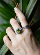 Verdant Bloom– Peridot Ring, AR- 7577