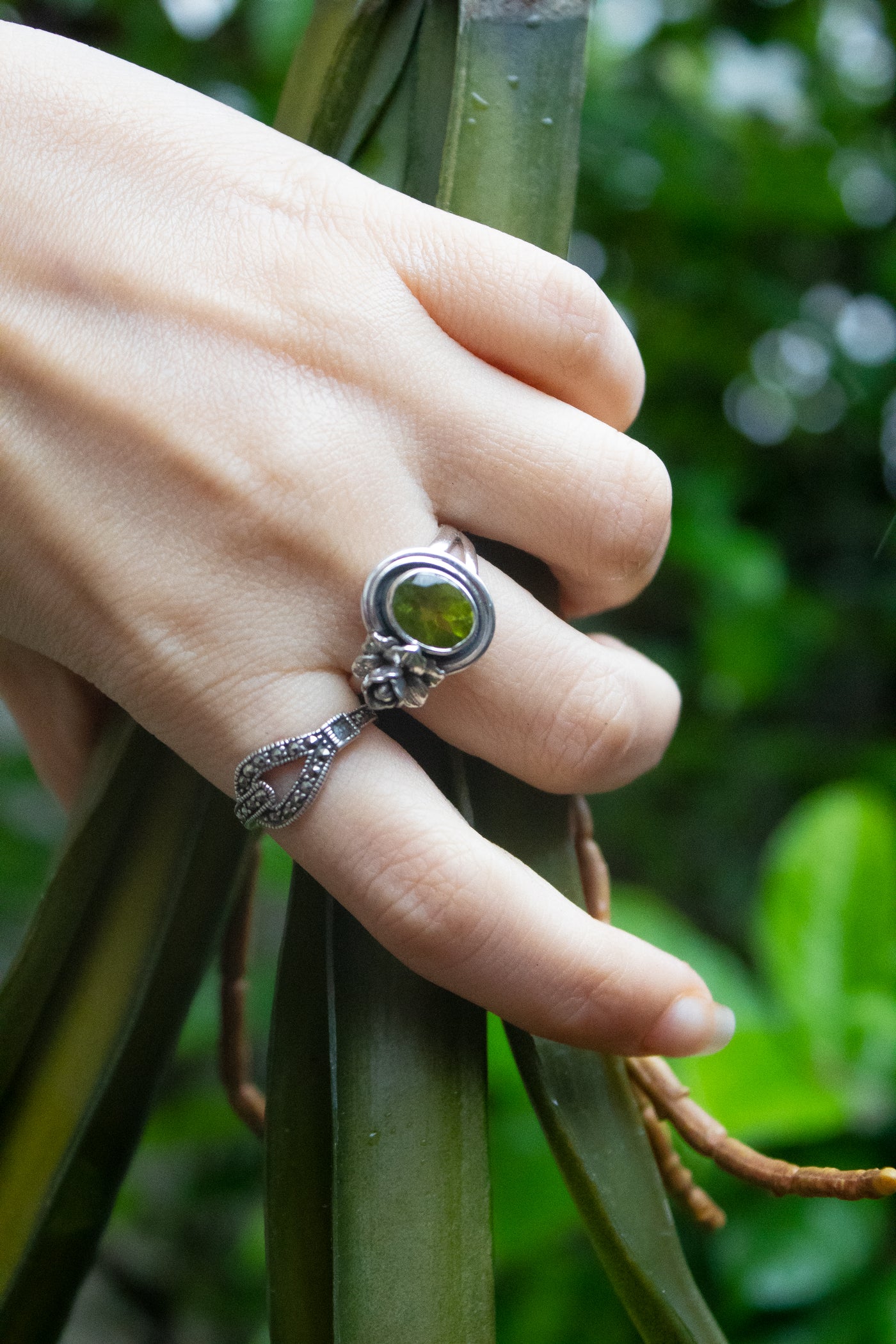 Verdant Bloom– Peridot Ring, AR- 7577