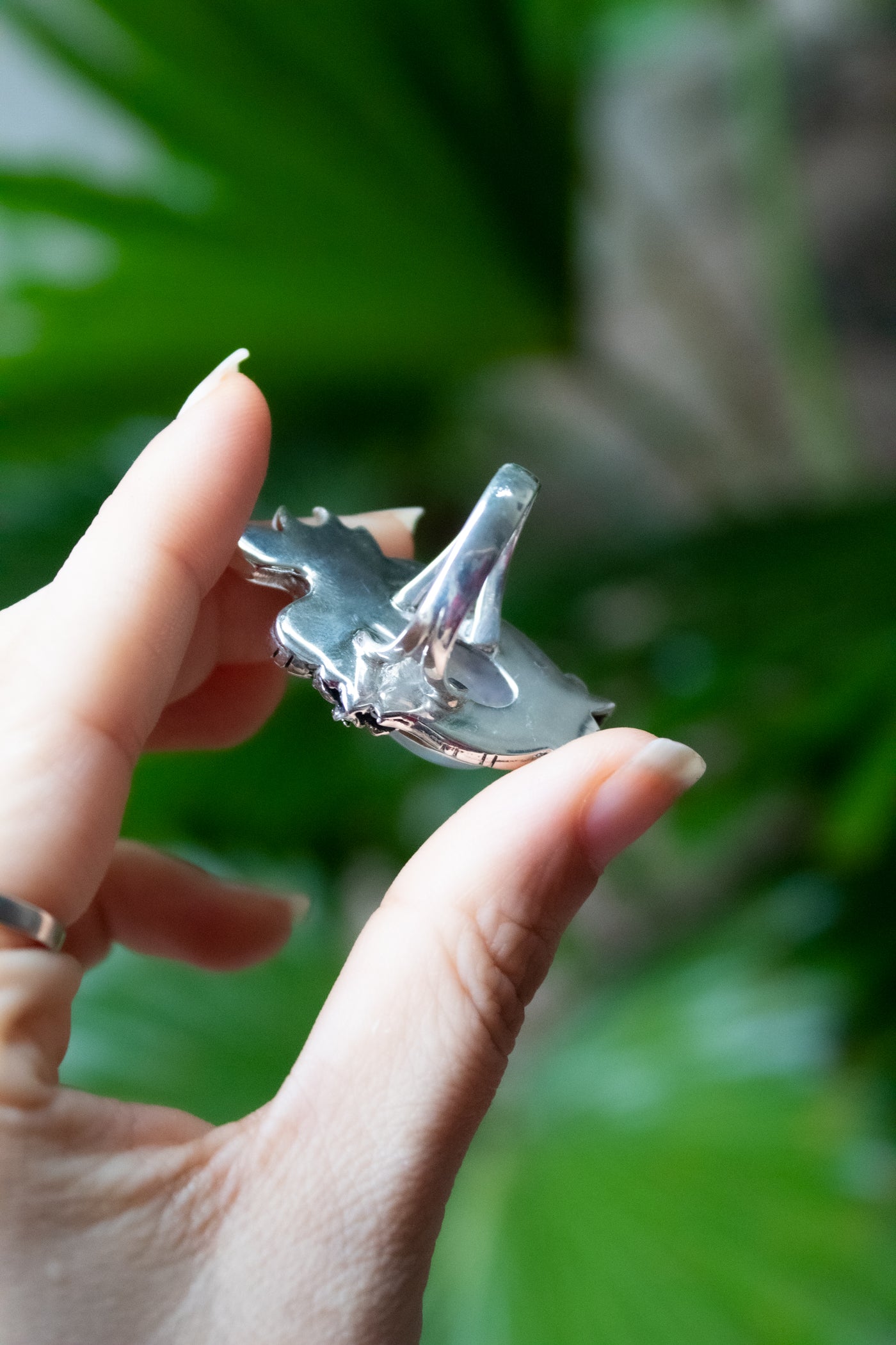 Celestia Serpent Moonstone Ring, AR-7578
