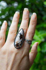 Earthlines – Picasso Jasper Ring, AR- 7592