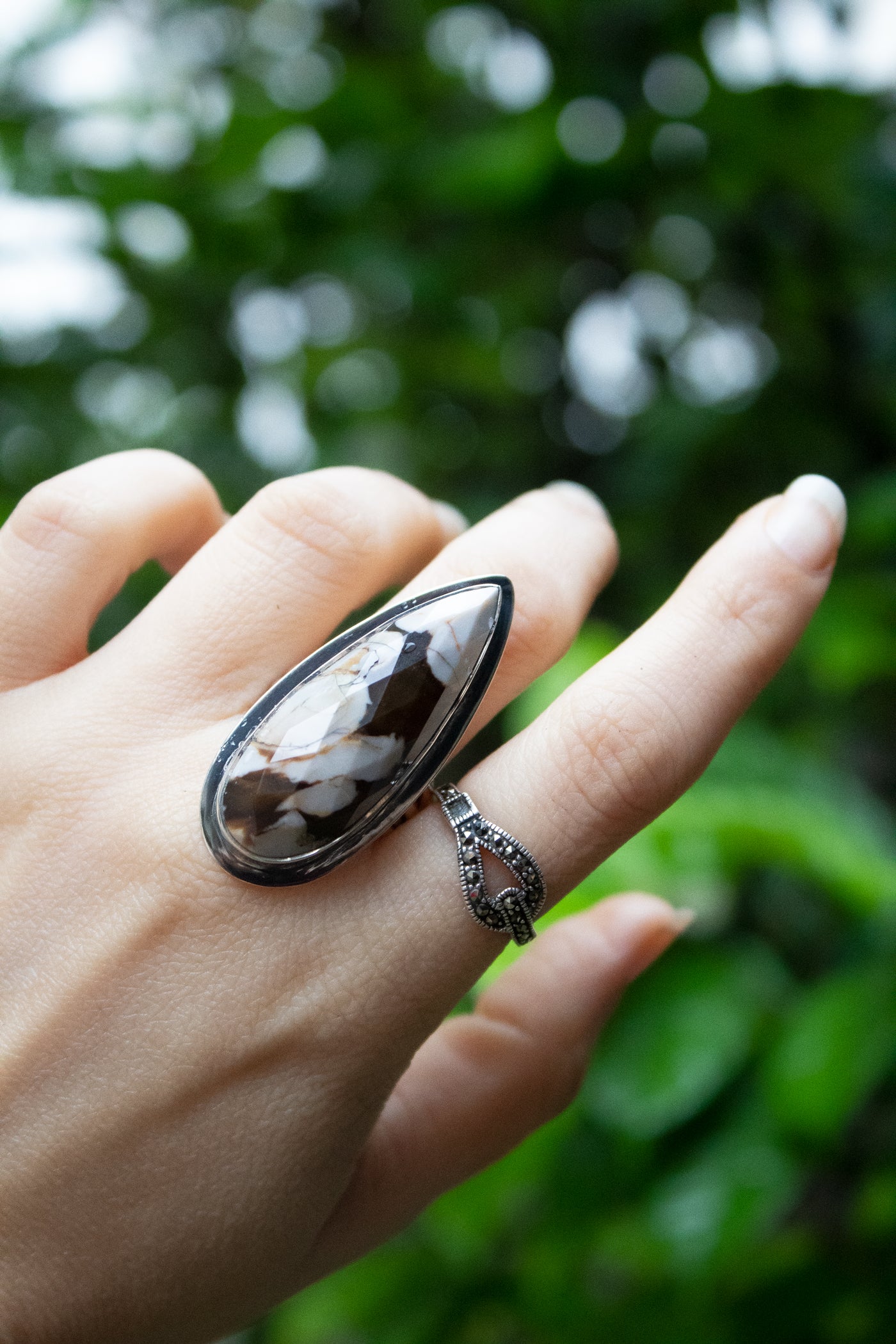 Earthlines – Picasso Jasper Ring, AR- 7592