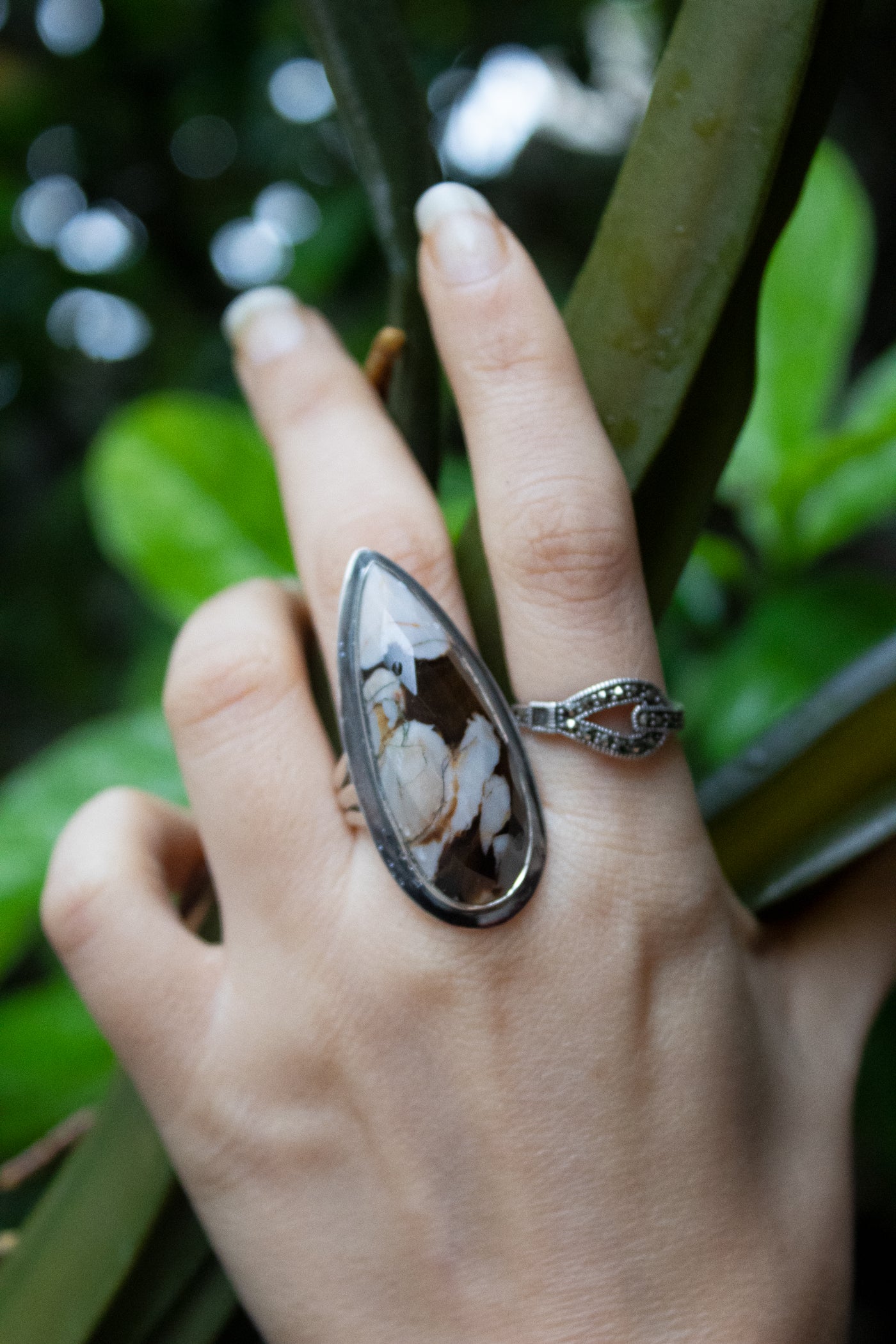 Earthlines – Picasso Jasper Ring, AR- 7592