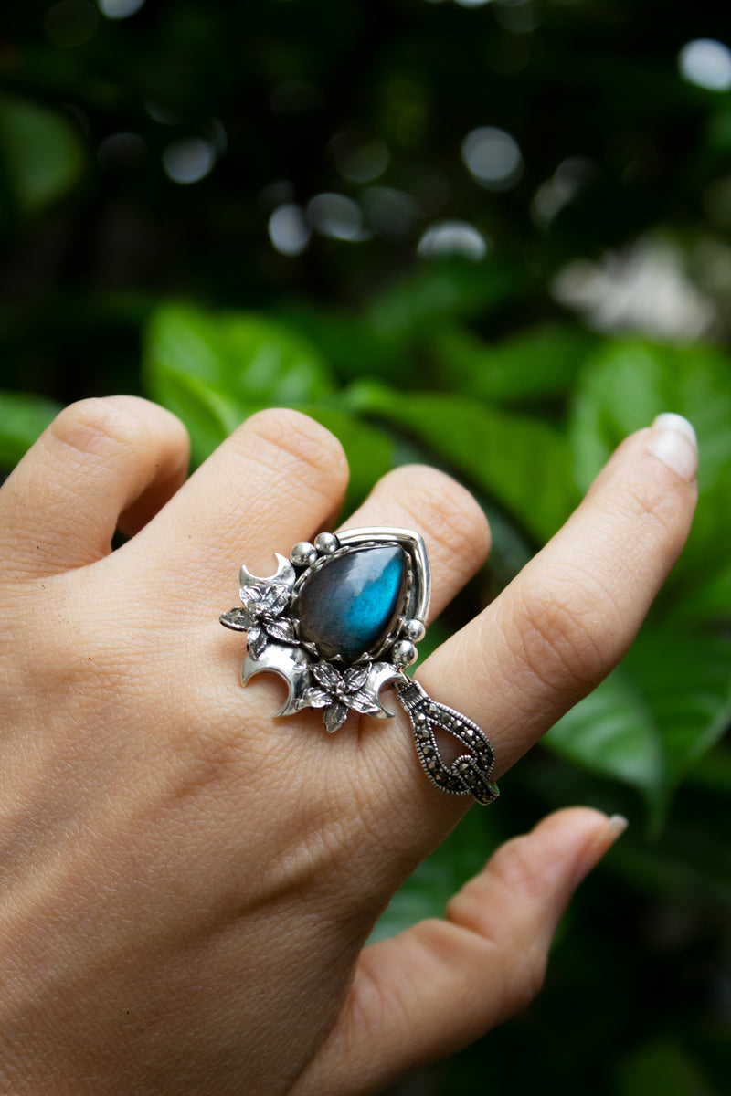 Celene Ring – Labradorite, AR- 7581