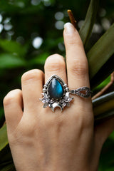 Celene Ring – Labradorite, AR- 7581