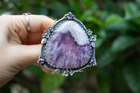Lace Amethyst Ring, Statement Ring, AR-6815