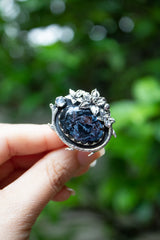 Midnight Blossom Pietersite Ring, AR-7600