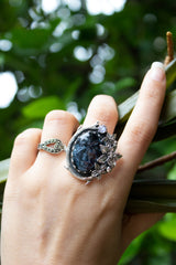 Midnight Blossom Pietersite Ring, AR-7600