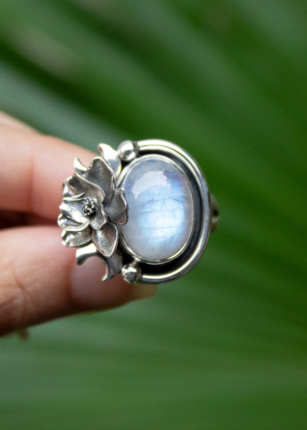 Enchanted Bloom Moonstone Ring, AR-7152