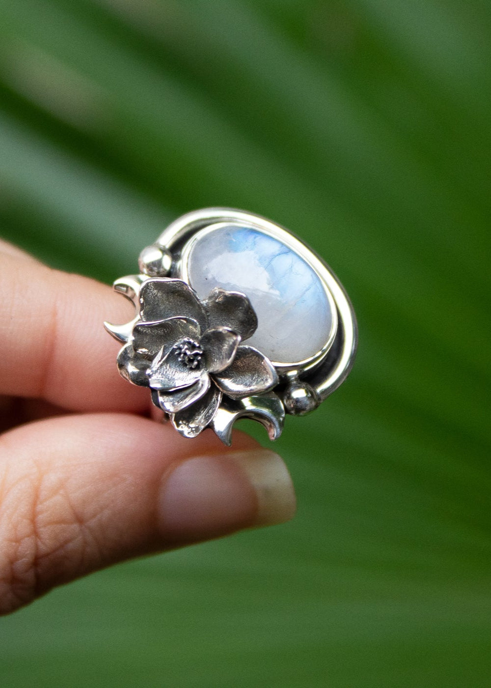 Enchanted Bloom Moonstone Ring, AR-7152