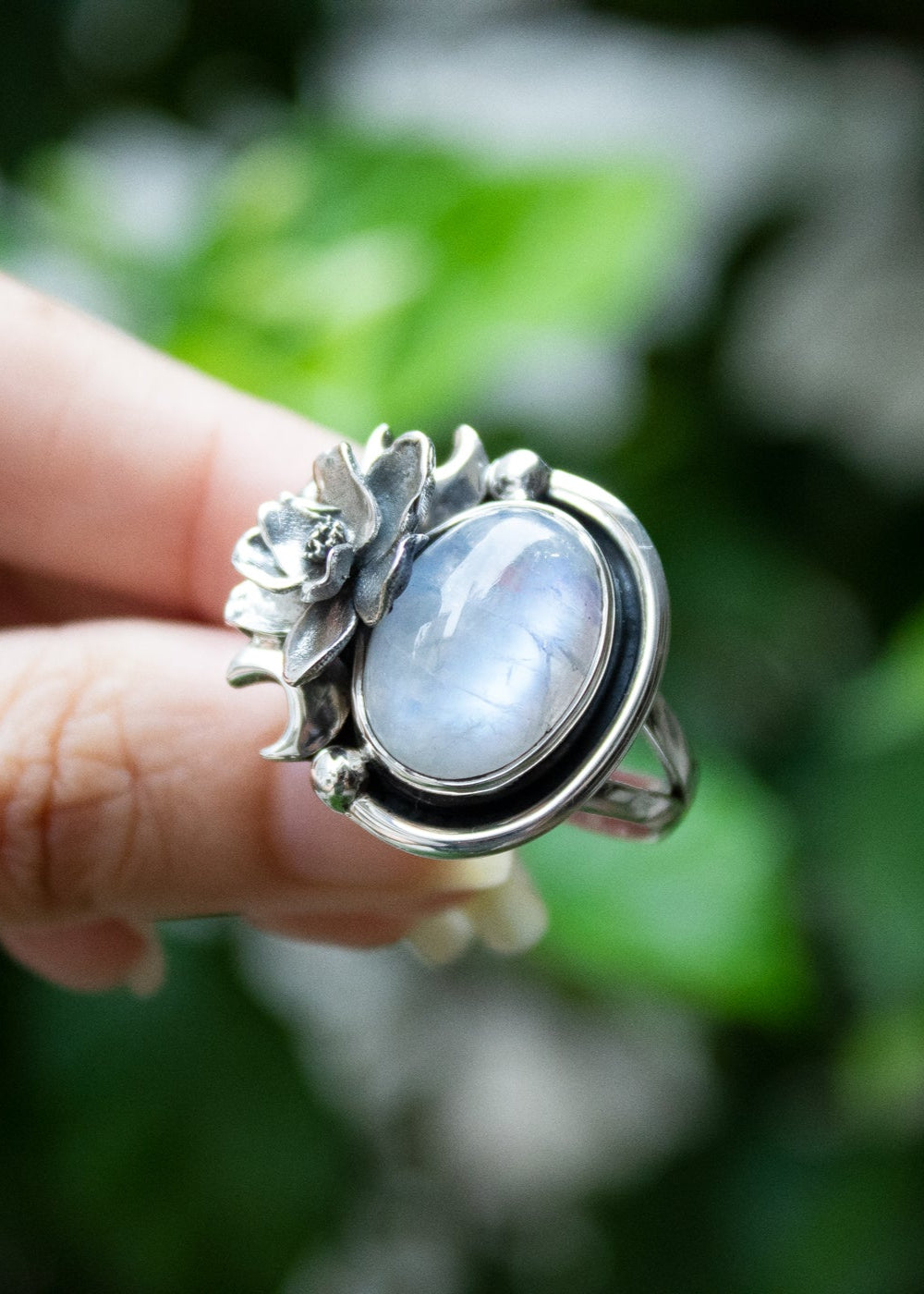 Enchanted Bloom Moonstone Ring, AR-7152