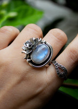 Enchanted Bloom Moonstone Ring, AR-7152