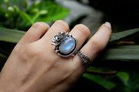 Enchanted Bloom Moonstone Ring, AR-7152