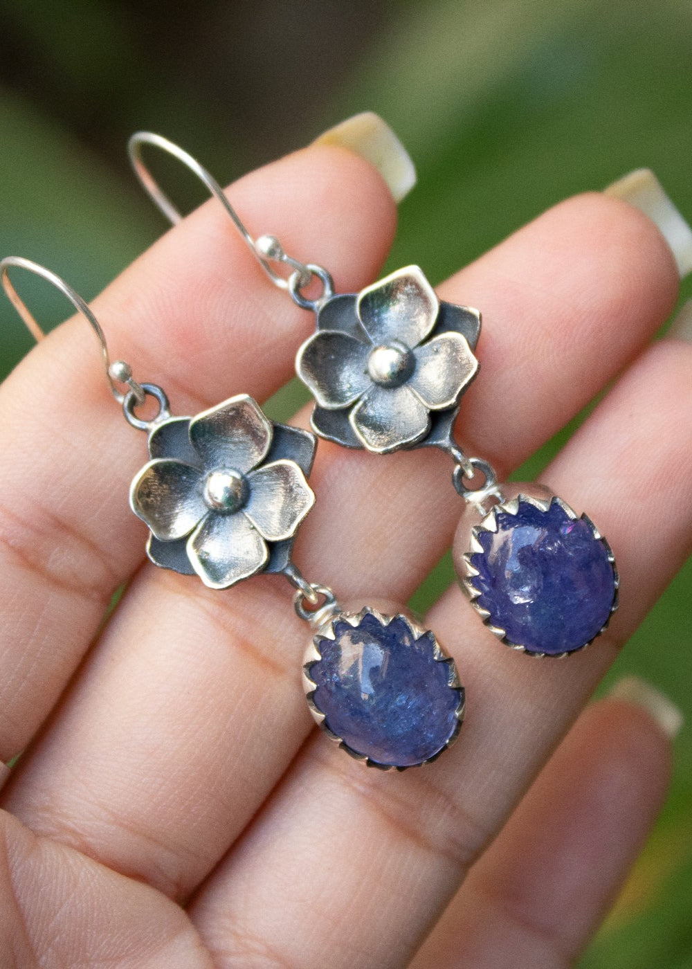 Tanzanite Earrings, AE-6827