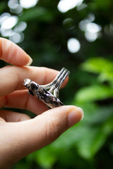 Harvest of Light - Golden Rutile and Garnet Botanical Ring, AR-7666