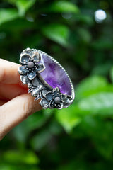 Keeper of Violet Nectar: Amethyst Ring, AR- 7608