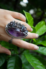 Keeper of Violet Nectar: Amethyst Ring, AR- 7608