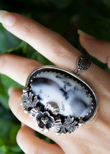 Dendritic Agate Ring, AR-7220