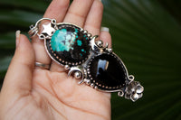 Turquoise & Onyx Pendant