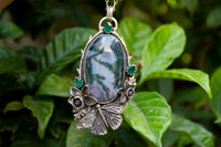 Whispering Forest: Moss Agate Pendant, AP- 7186