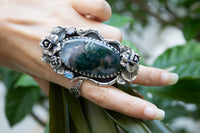 Moss Agate Ring AR- 7176