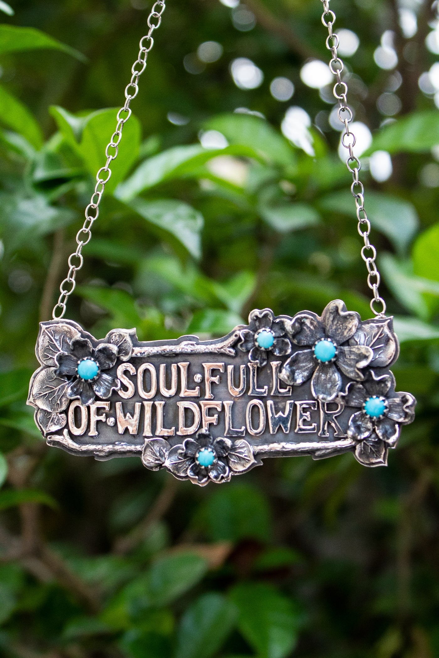 Soulful Wildflower Necklace: For the soul that blooms untamed