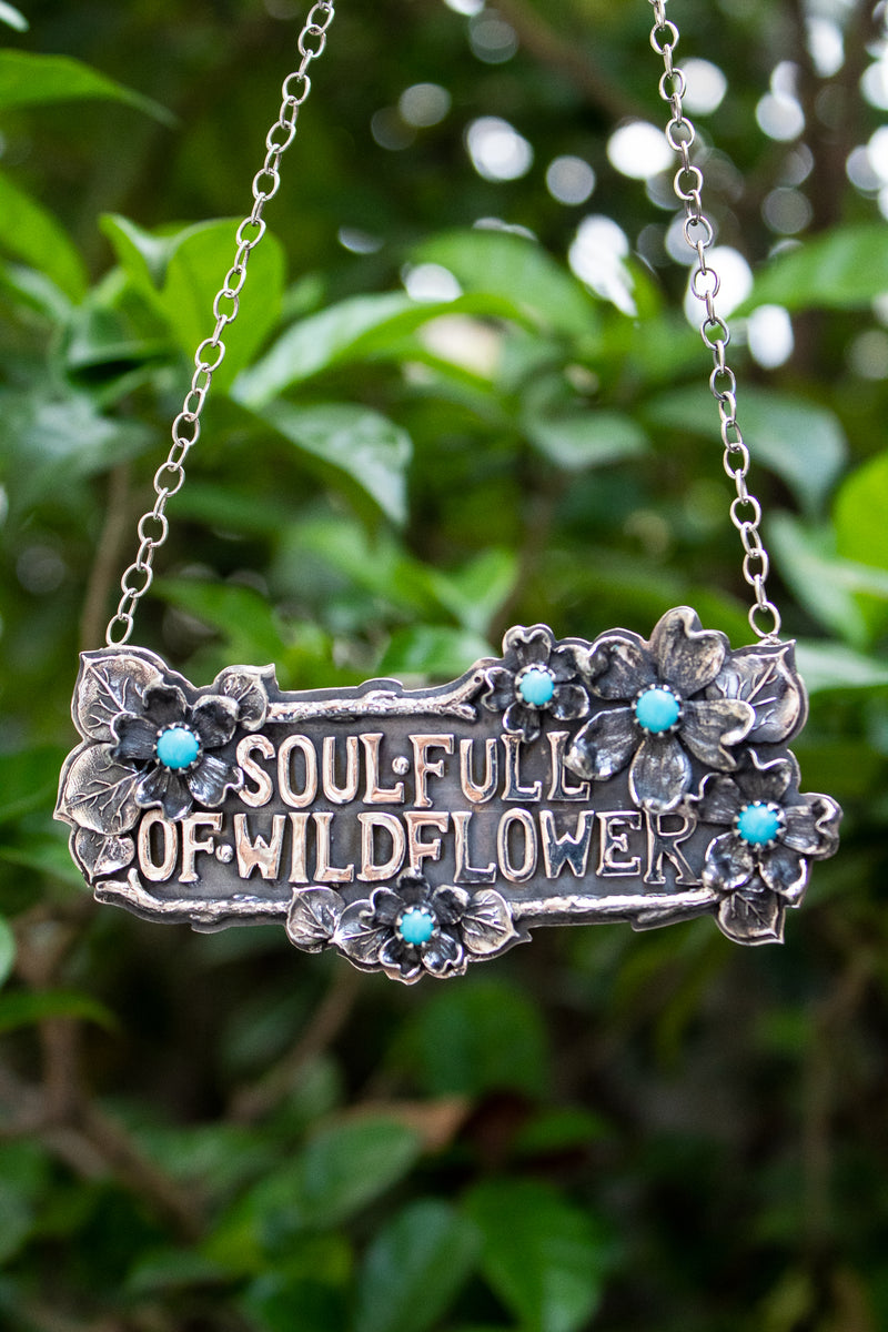 Soulful Wildflower Necklace: For the soul that blooms untamed