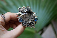 Ethereal Blossom: Rutilated Quartz Ring, AR- 7180