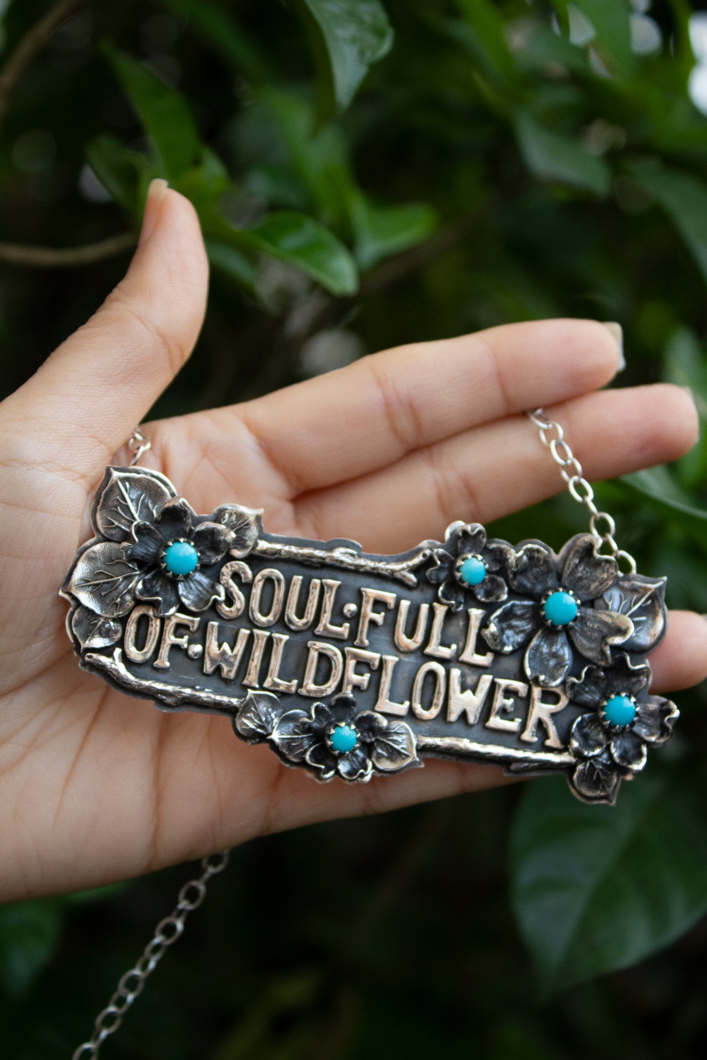 Soulful Wildflower Necklace: For the soul that blooms untamed