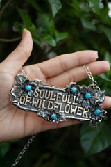 Soulful Wildflower Necklace: For the soul that blooms untamed