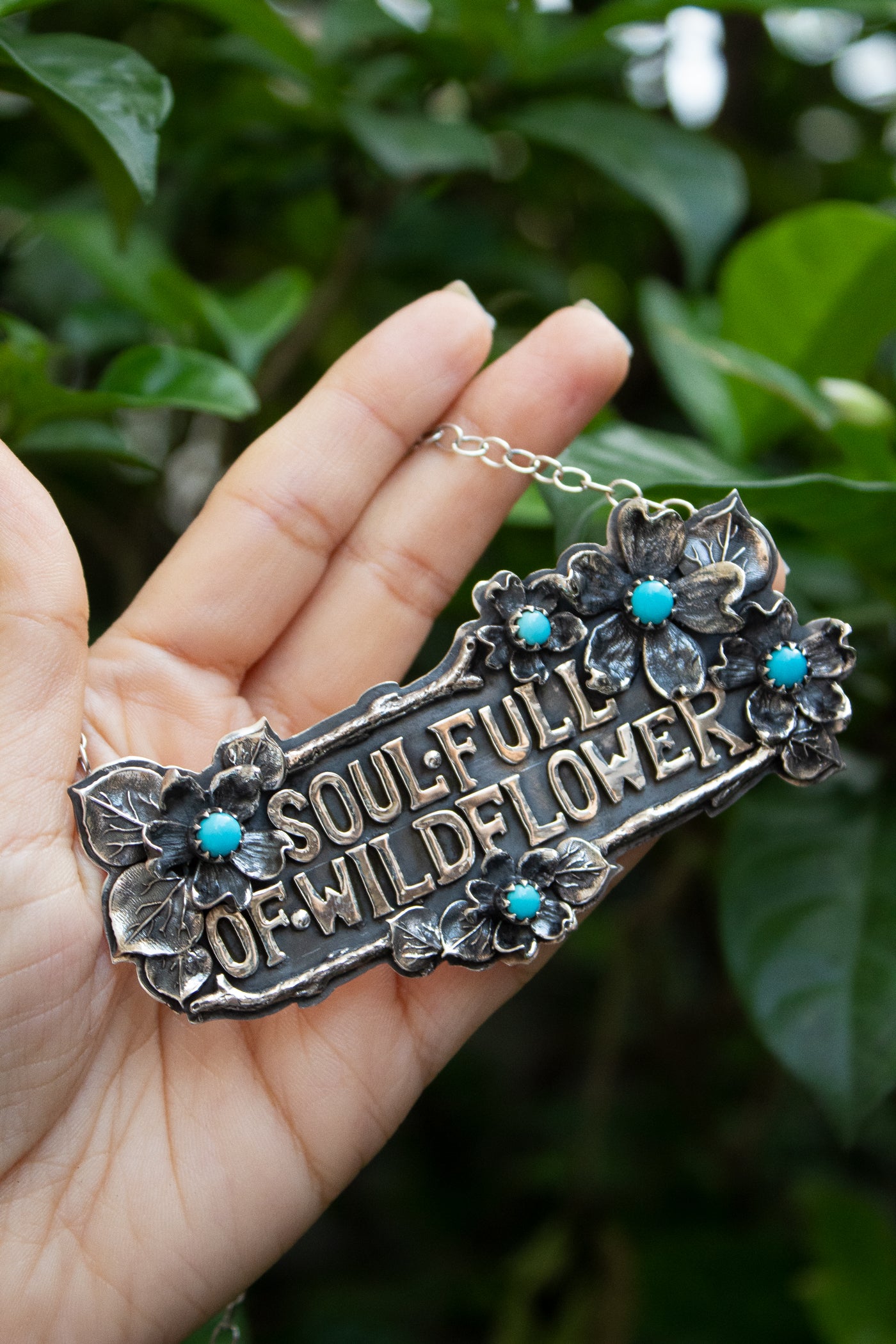Soulful Wildflower Necklace: For the soul that blooms untamed
