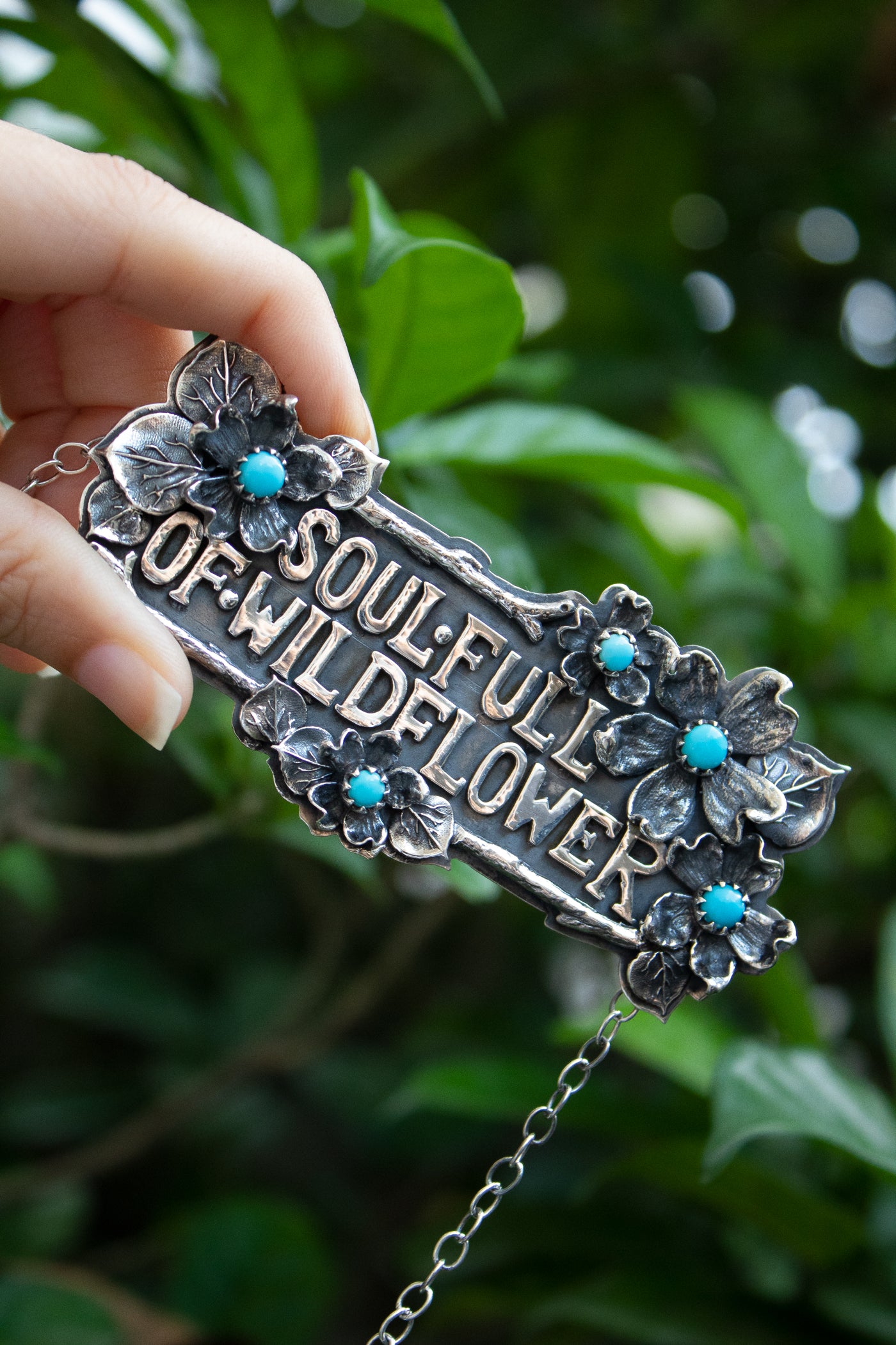 Soulful Wildflower Necklace: For the soul that blooms untamed