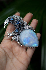 Claw of the Moon - Moonstone Necklace, AN-7627