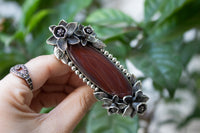 Red Botswana Agate Ring, AR-7185