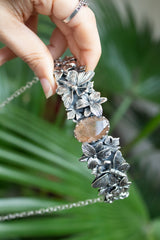 Threads of Dawn: Golden Rutilated Quartz Choker, AN-7622
