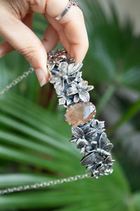 Threads of Dawn: Golden Rutilated Quartz Choker, AN-7622