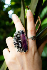 Whispers of the Violet Grove: Amethyst Ring, AR- 7657