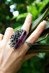 Whispers of the Violet Grove: Amethyst Ring, AR- 7657